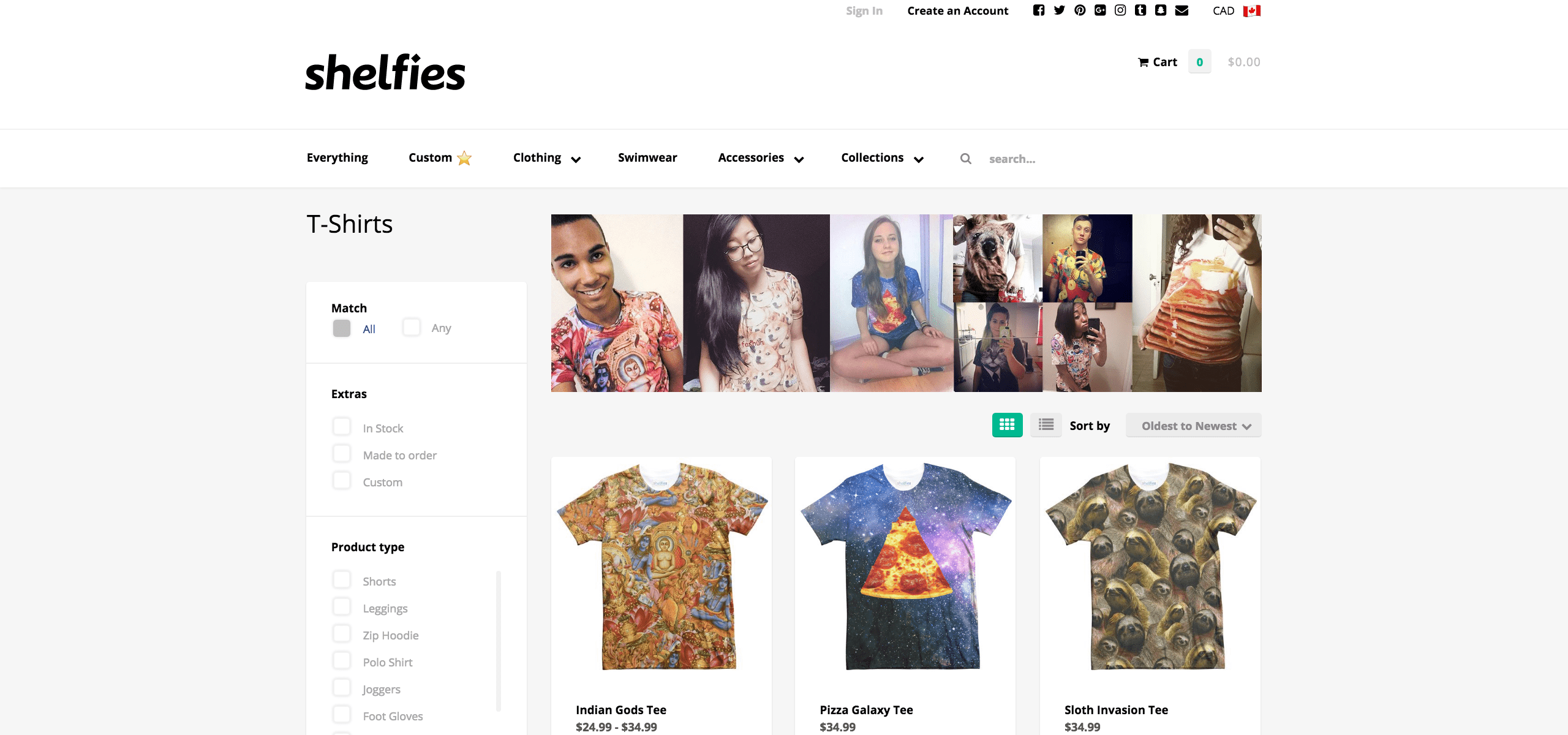tee shirt shop near me