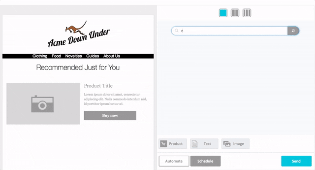 create an email template gif