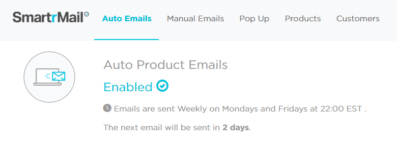 auto product emails smartrmail