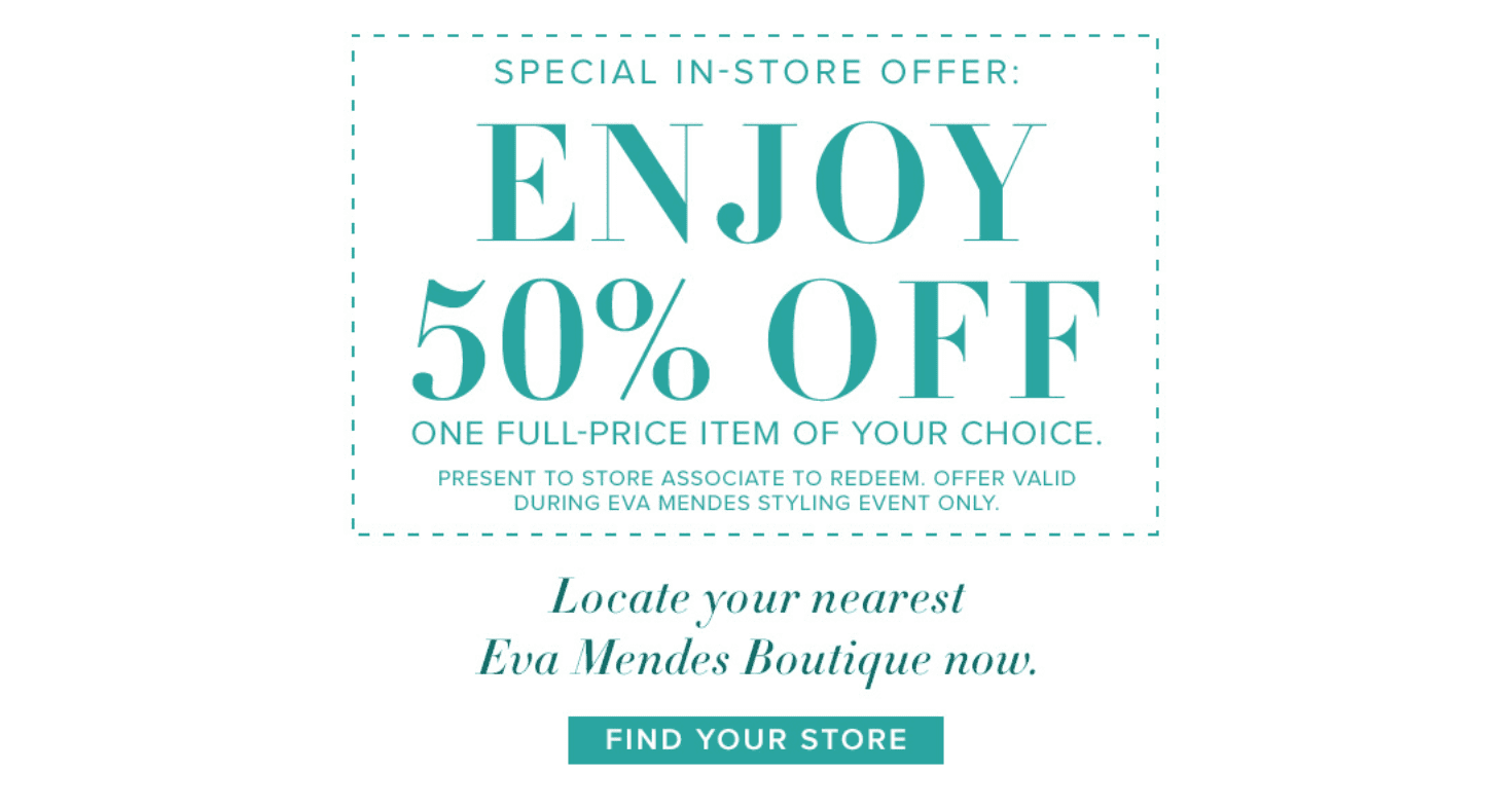 In Store Event Email Offer