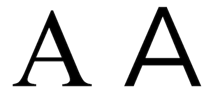 serif vs sans-serif font 
