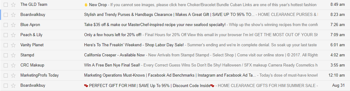 abandoned cart email subject line copy