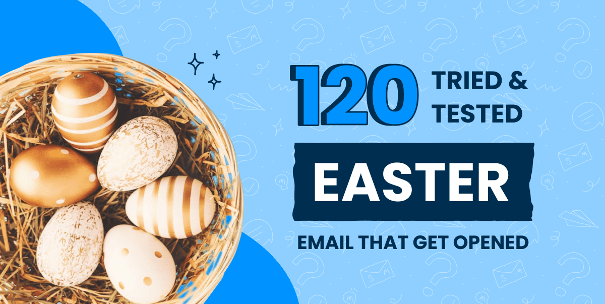 Easter email subject lines