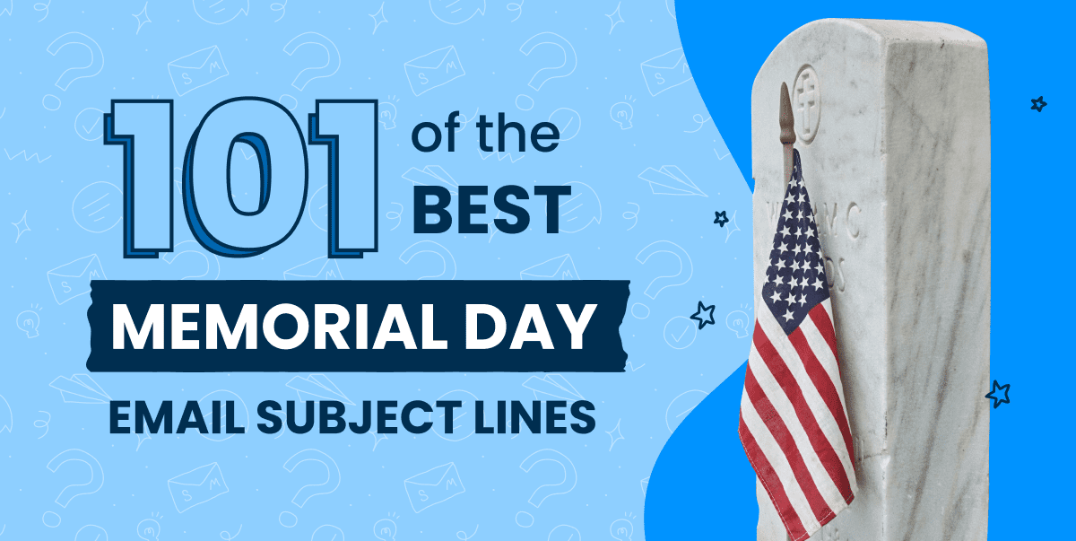 memorial day email subject lines
