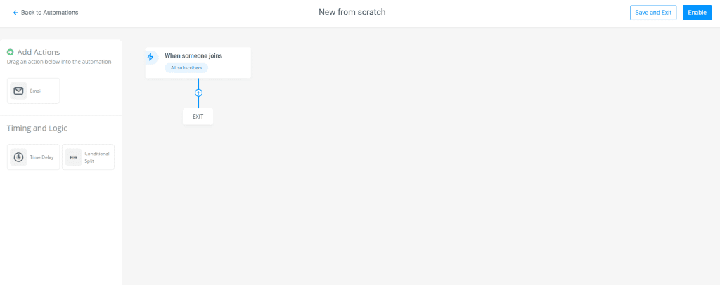 add an email with AI