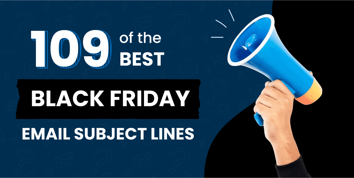 Black Friday subject lines