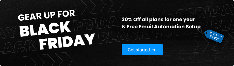 Email examples for: black friday