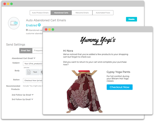 Abandoned Cart Emails